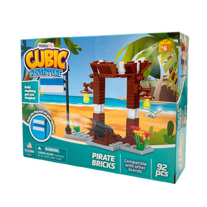 Bloques Piratas De 4 Diseños Surtido - Cubic Adventure - Titan.com.pa - 2100000863204