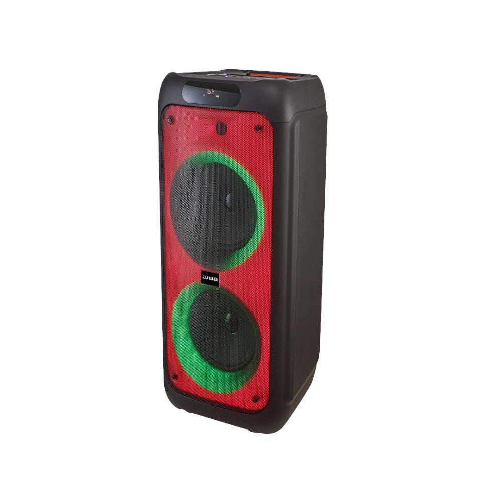 Bocina Aiwa con Luces LED | 100W | Negra | AWPOH2D - Aiwa - Titan.com.pa - 7453041023607