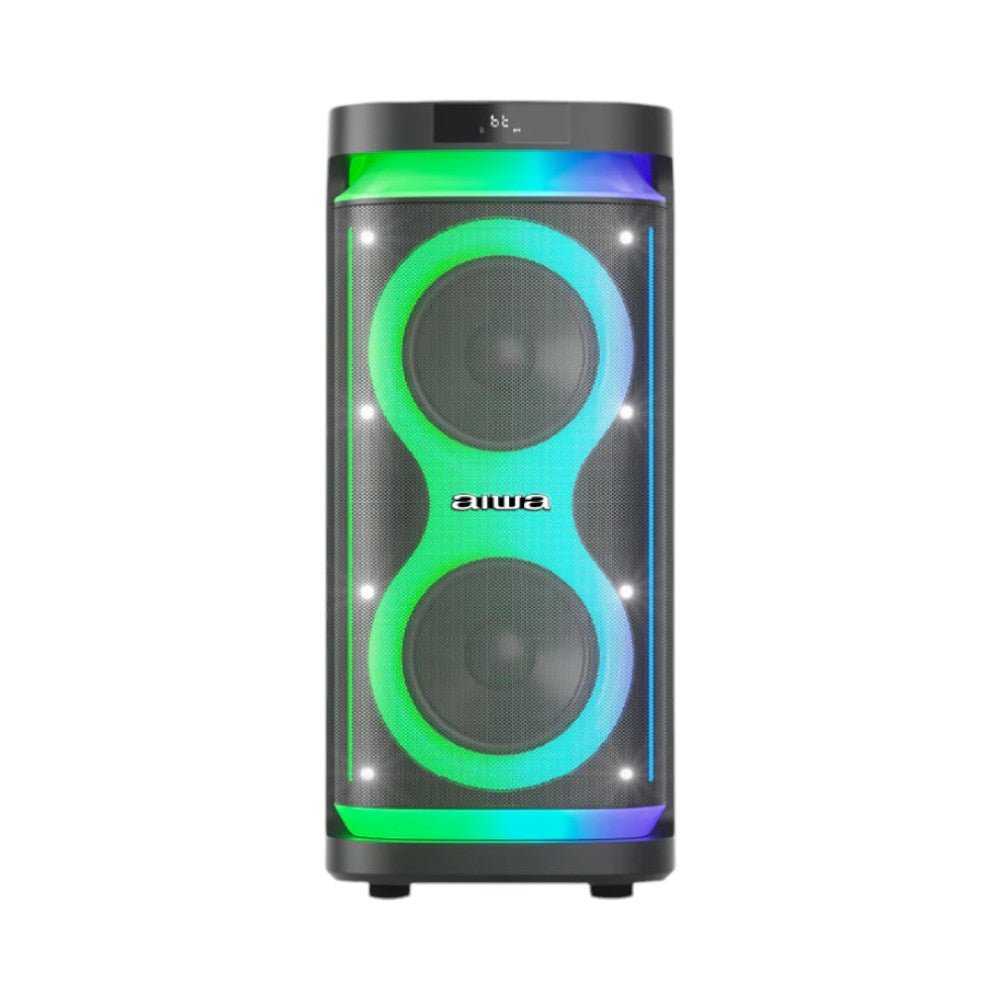 Bocina Aiwa Doble 2x" / 800W PMPO / 80RMS/ Luces LED Multicolor - AWPOH5D - Aiwa - Titan.com.pa - 7452105800840