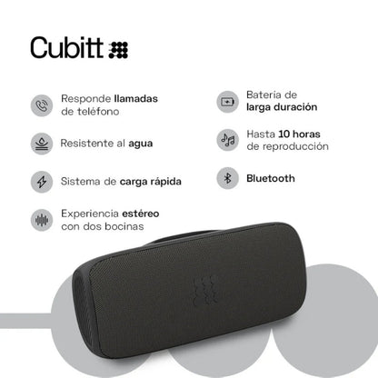 Bocina Portátil Cubitt Power Pro - Negra - Cubitt - Titan.com.pa - 850044396603