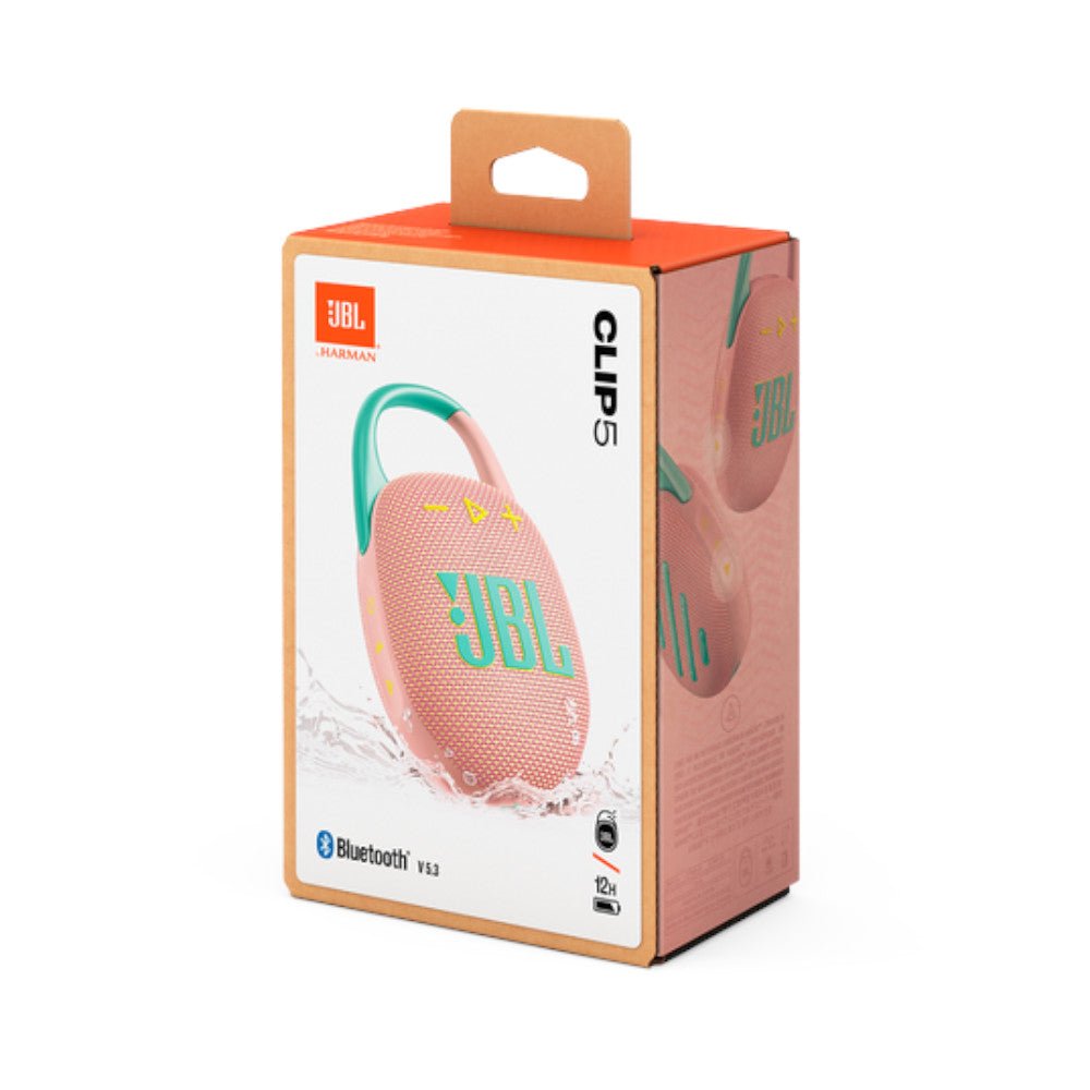 Bocina Portátil JBL Clip 5 | Rosado - JBL - Titan.com.pa - 050036400138