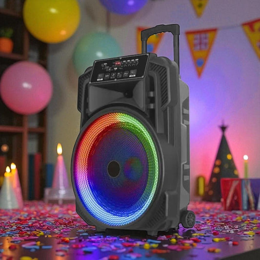 Bocina Portátil Premier 15" / Bluetooth / 40000W PMPO / Trípode - Premier - Titan.com.pa - 7453064736089