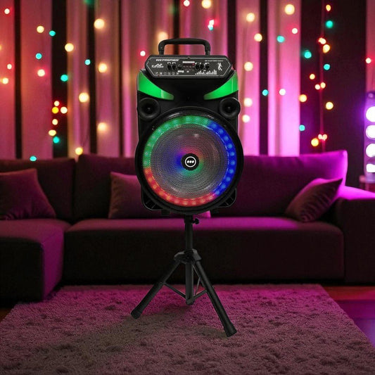 Bocina Premier Recargable 15” / Bluetooth / Trípode - Premier - Titan.com.pa - 7453064739950