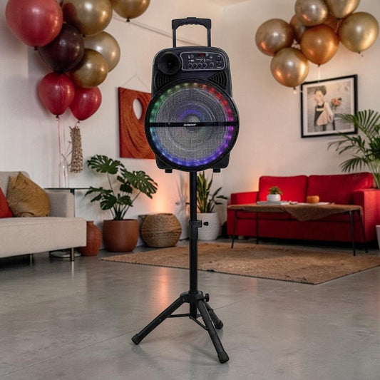 Bocina Recargable Premier 15” x2 / Bluetooth / FM / USB – 35000W PMPO - Premier - Titan.com.pa - 7453064732784