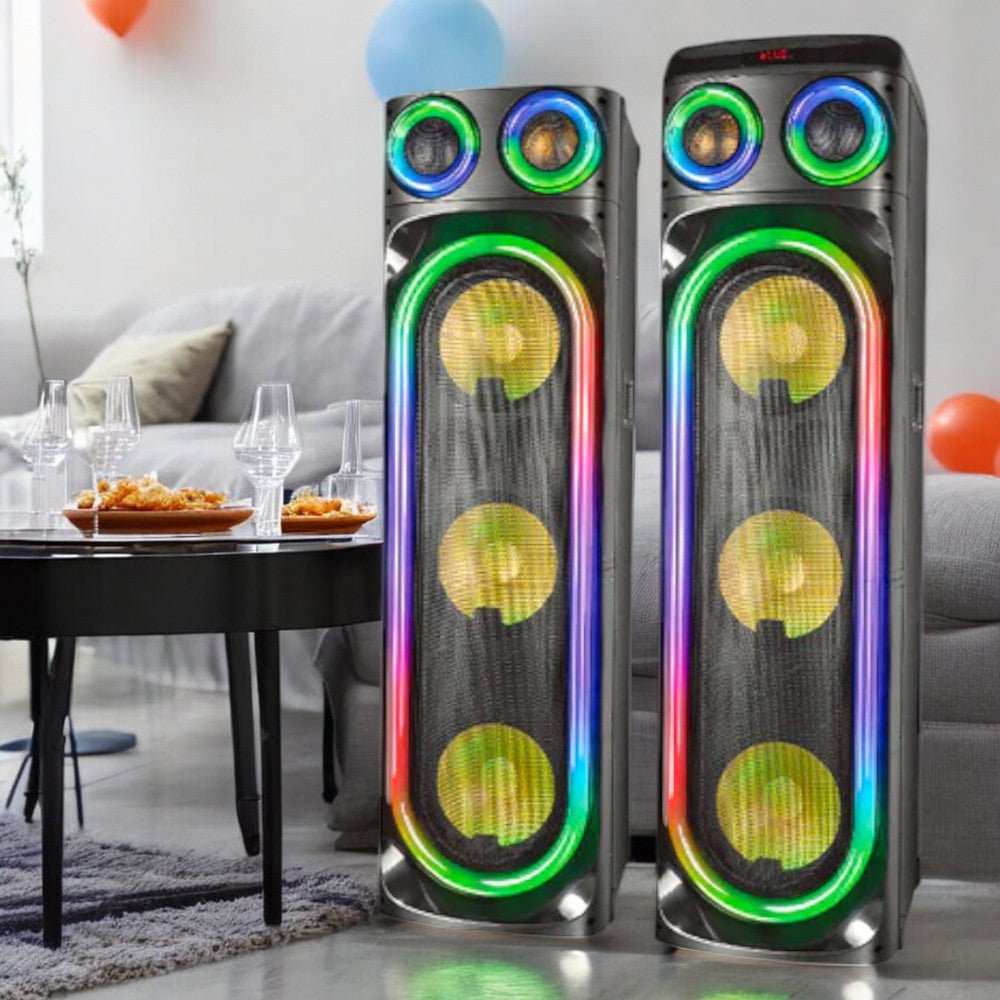 Bocina Sankey 10"x6 / Luz LED / 200W / Karaoke - Sankey - Titan.com.pa - 7453118902651