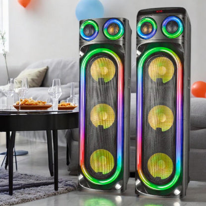 Bocina Sankey 10"x6 / Luz LED / 200W / Karaoke - Sankey - Titan.com.pa - 7453118902651