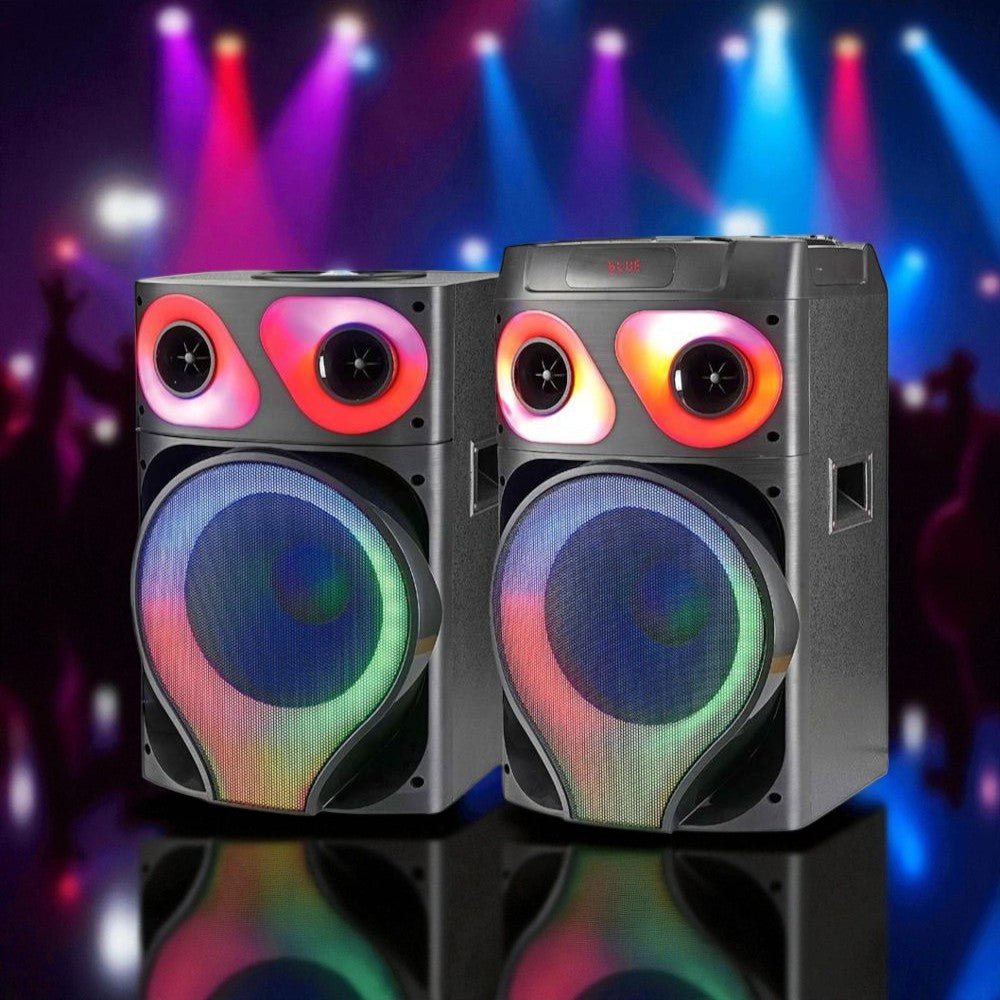 Bocina Sankey Doble 12" / 60 W / Bluetooth / LED - Sankey - Titan.com.pa - 7453013517196