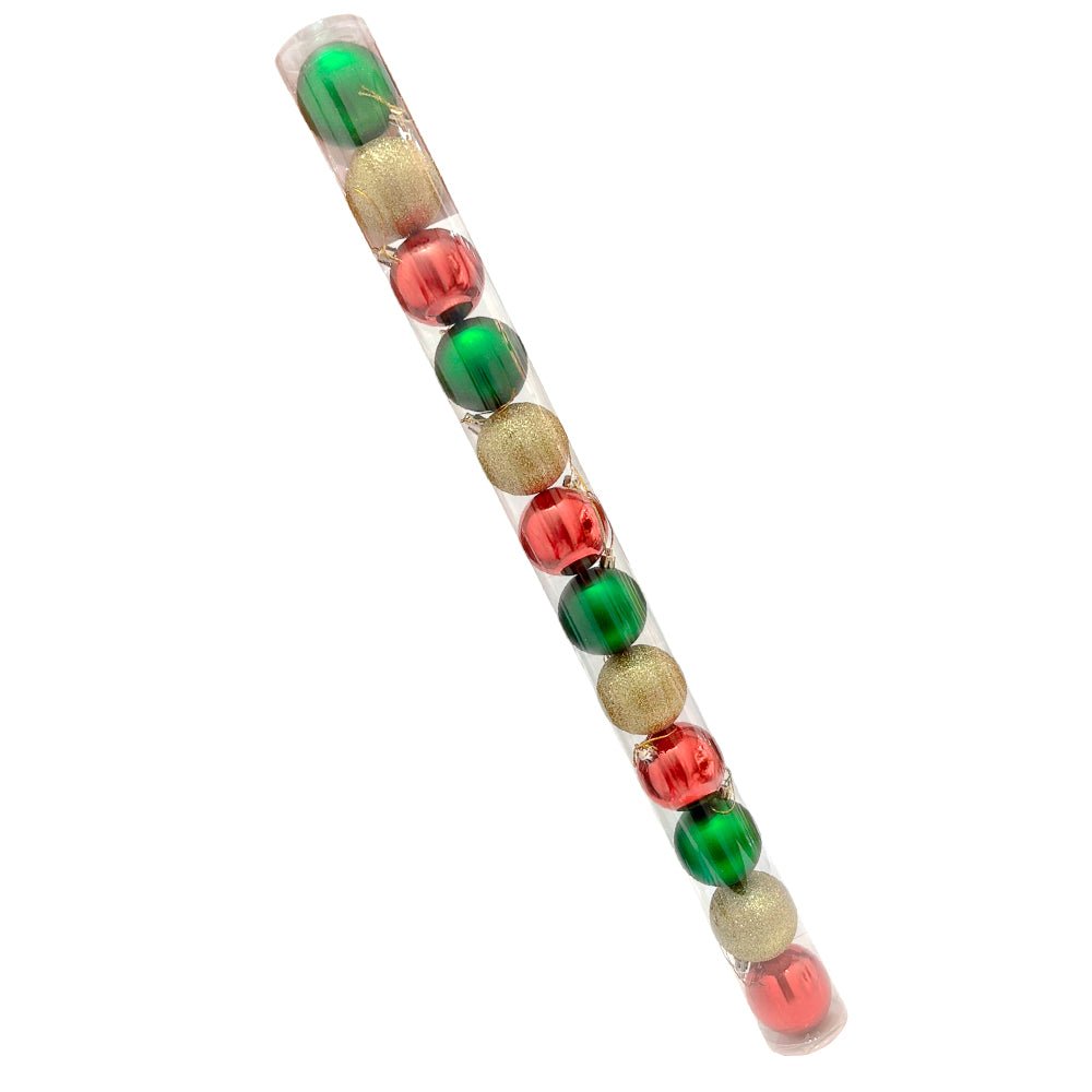 Bola Navidad 6 CM / 12 Piezas / Multicolor - Maranelo Christmas