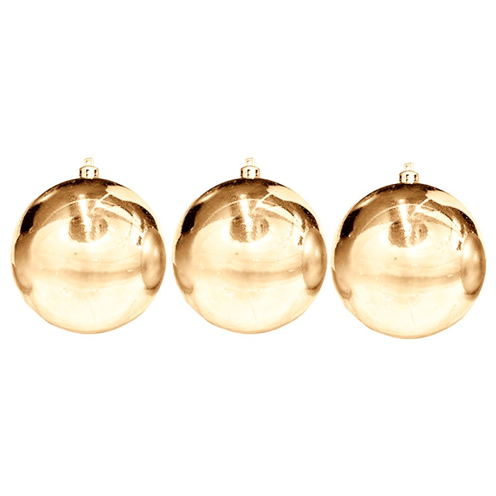 Bola Navideña 10 pza Brillantes / Dorado / 7 cm / Maranelo Christmas - Maranelo Christmas - Titan.com.pa - 7453125141708