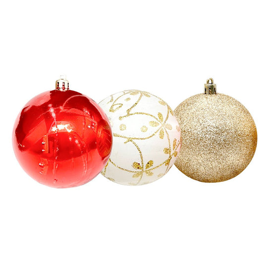 Bola Navideña 10 pza Decoradas / 7 cm / Maranelo Christmas - Maranelo Christmas - Titan.com.pa - 7453125151301