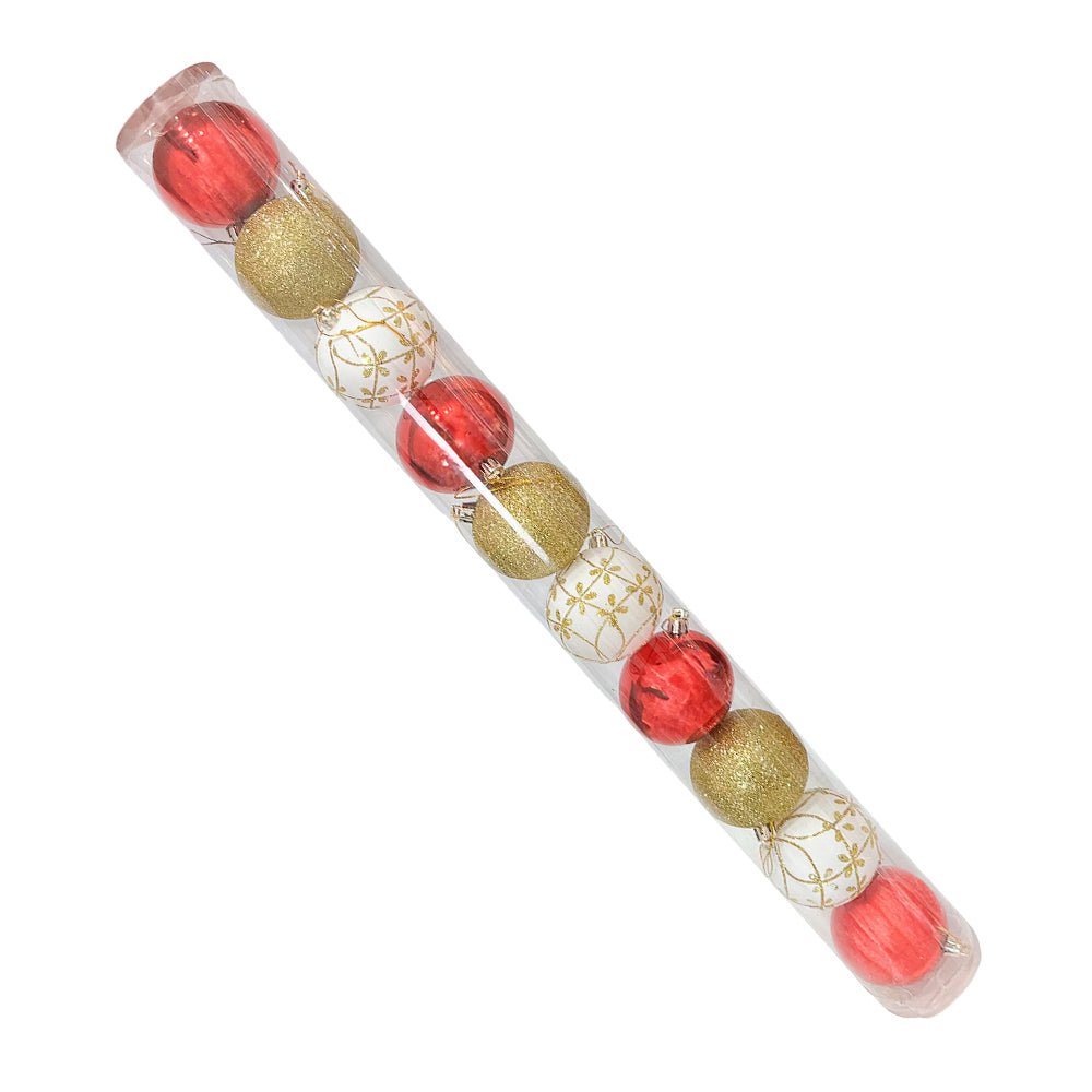 Bola Navideña 10 pza Decoradas / 7 cm / Maranelo Christmas - Maranelo Christmas - Titan.com.pa - 7453125151301