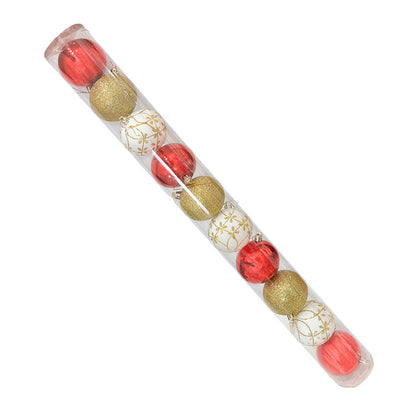 Bola Navideña 10 pza Decoradas / 7 cm / Maranelo Christmas - Maranelo Christmas - Titan.com.pa - 7453125151301