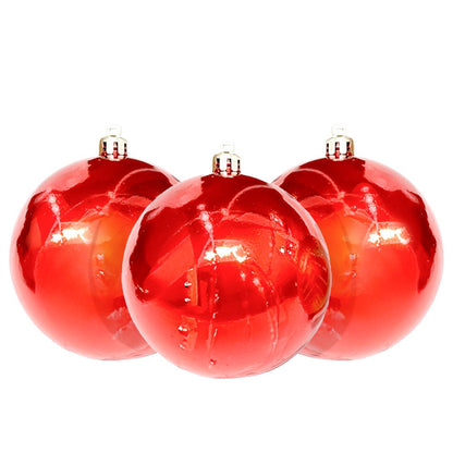Bola Navideña 10 pza Lisa Brillantes / Roja / 7 cm / Maranelo Christmas - Maranelo Christmas - Titan.com.pa - 7453132420797