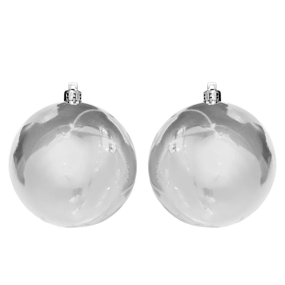 Bola Navideña 6 pza / Plateado Perlado / 8 cm / Maranelo Christmas - Maranelo Christmas - Titan.com.pa - 7453132425730