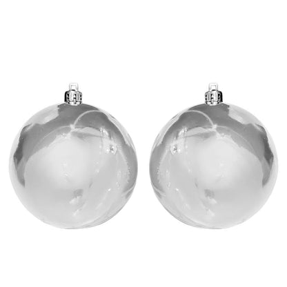 Bola Navideña 6 pza / Plateado Perlado / 8 cm / Maranelo Christmas - Maranelo Christmas - Titan.com.pa - 7453132425730