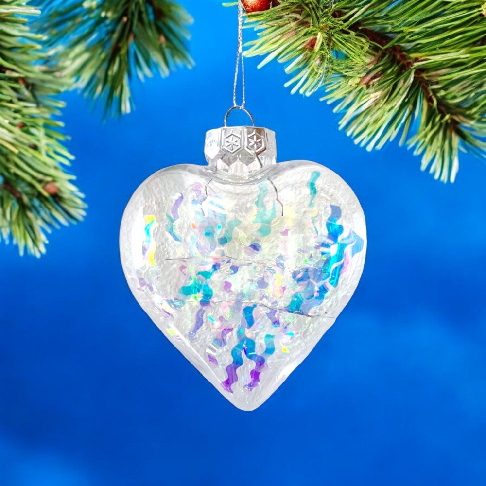 Bola Navideña Christmas Elegance de 10Cm / Iridescence Tinsel - Christmas Elegance - Titan.com.pa - 2100000211067