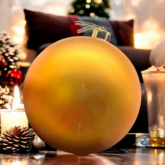 Bola Navideña Lisa Maranelo Christmas de 15Cm - Dorado Mate - Maranelo Christmas - Titan.com.pa - 7453104630681