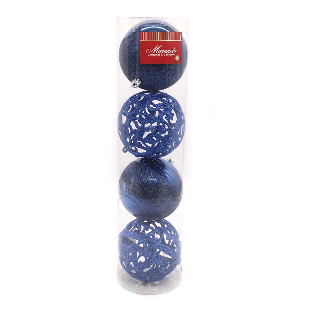 Bolas de Navidad Maranelo Christmas 10 cm 4 Piezas
