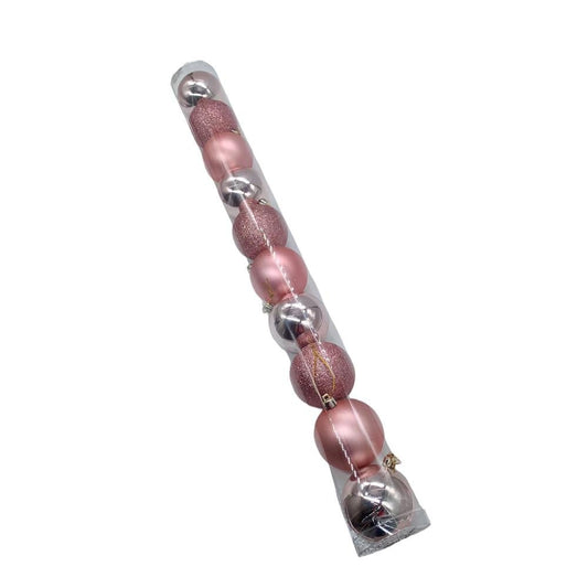 Bolas de Navidad Maranelo Christmas 10 Piezas de 7Cm Rose Gold