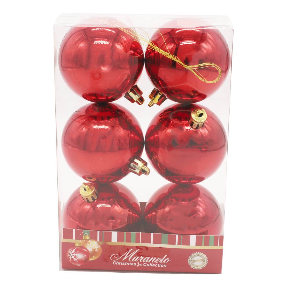 Bolas de Navidad Maranelo Christmas 6 cm 6 Piezas