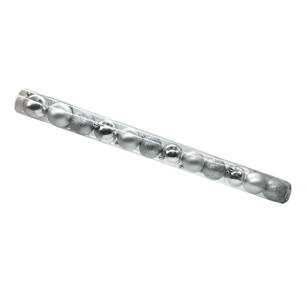 Bolas de Navidad Miro Christmas de 6 cm Brillantes 12 Piezas
