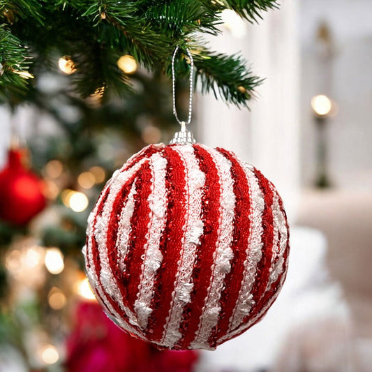 Bolas Navideña Decorativa 8 Cm DP Rojo Surtido - MIRO CHRISTMAS - Titan.com.pa - 7450206061559