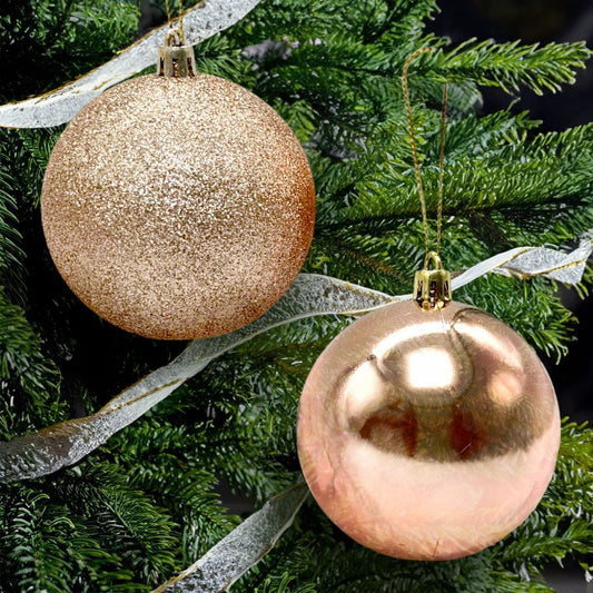 Bolas Navideñas Maranelo Christmas 6 Piezas / 8Cm / Rose - Gold - Maranelo Christmas - Titan.com.pa - 7453104625243