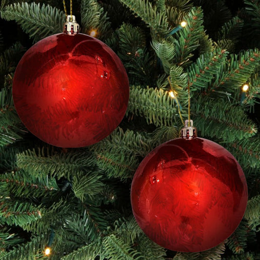 Bolas Navideñas Maranelo Christmas de 8Cm / 6 Piezas / Rojo Perlado - Maranelo Christmas - Titan.com.pa - 7453118231775