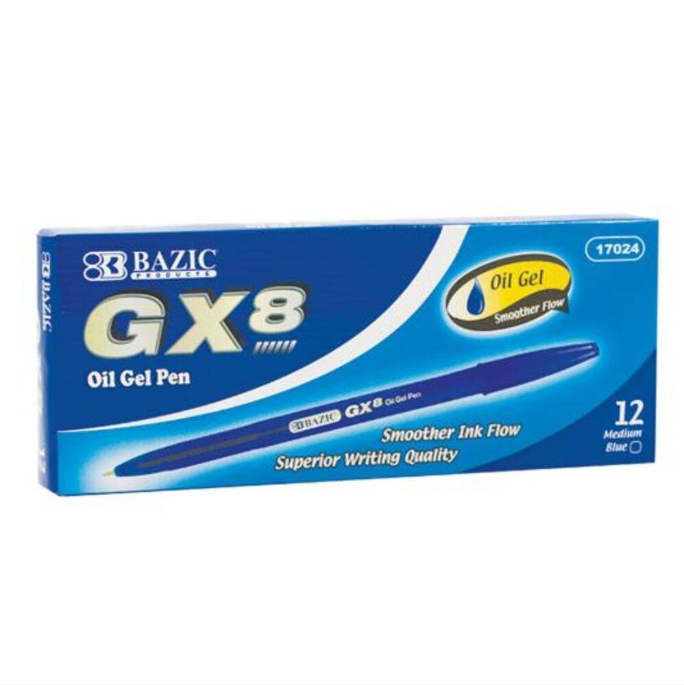 Boligrafo Bazic Gx8 X12 Azul