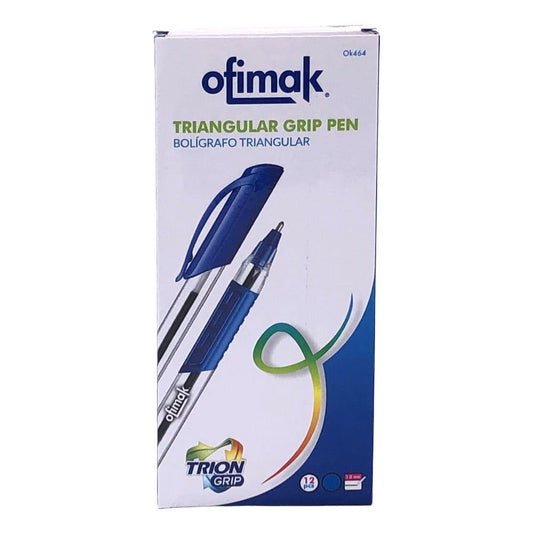 Bolígrafo Ofimak Azul 12 Piezas