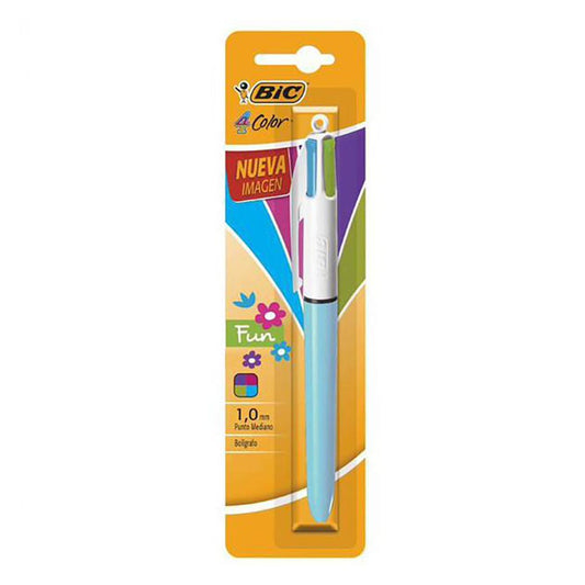 Bolígrafos Bic Fashion de 1.0 mm 4 Colores