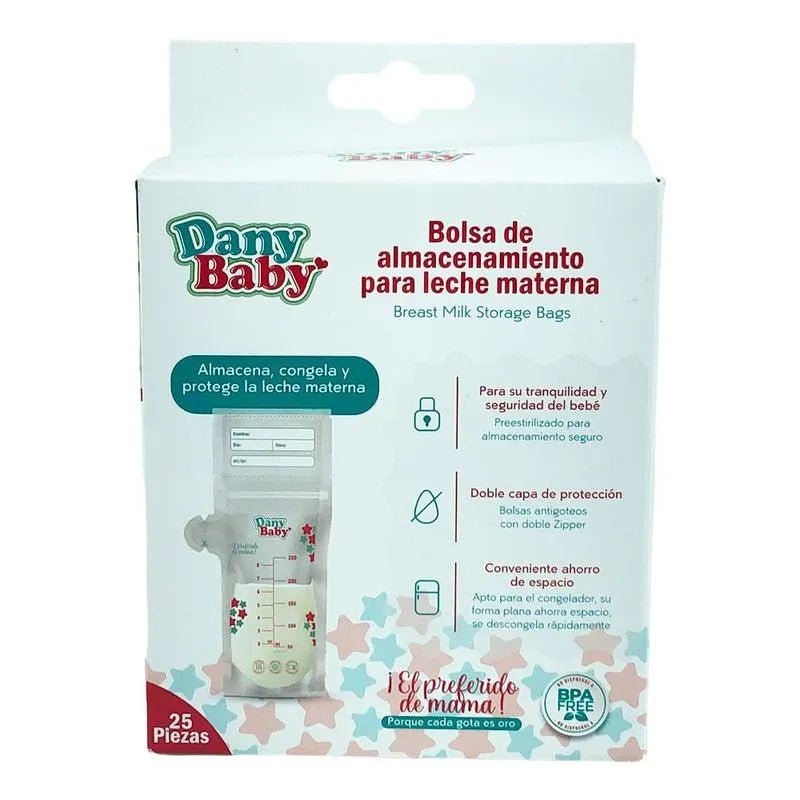 Bolsa de Almacenamiento Dany Baby Para Leche Materna 25 Piezas - Dany Baby - Titan.com.pa - 7453100304104