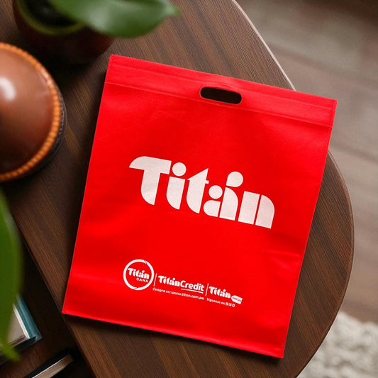 Bolsa Reutilizable Titan 42 Cm x 50 Cm / Roja