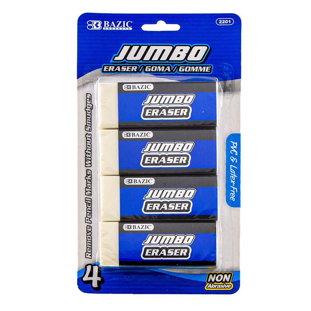Borrador Jumbo Bazic 4 Piezas
