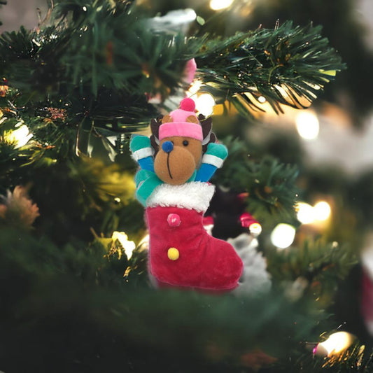 Bota Navideña Reno 20 Cm