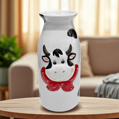 Botella De Cerámica P/Leche Diseño De Vaca - 26 California - Titan.com.pa - 073297789767