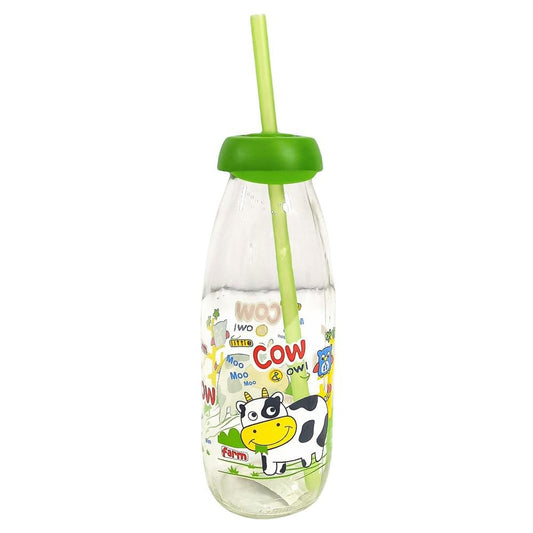 Botella de Vidrio Herevin Farm con Tapa 500 cc