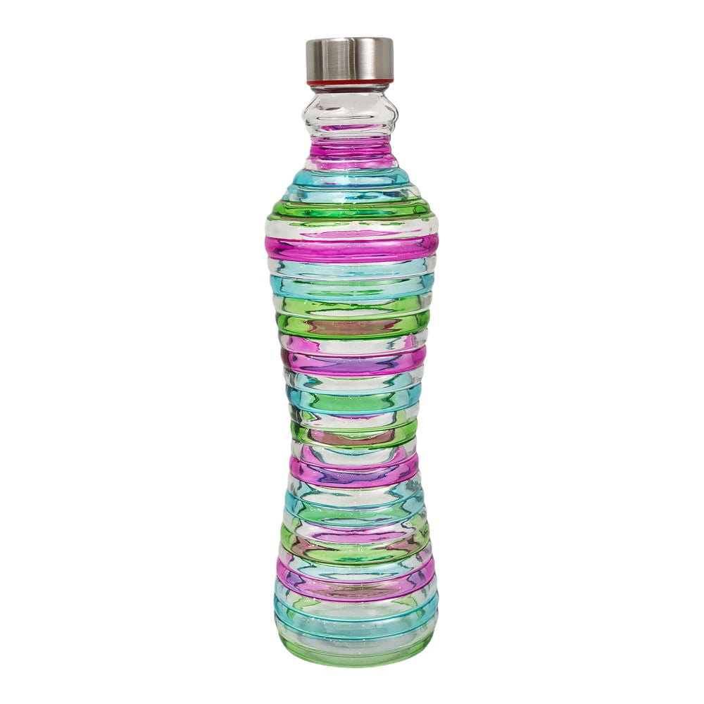 Botella de Vidrio Homestar 12" Con Tapa - Surtido