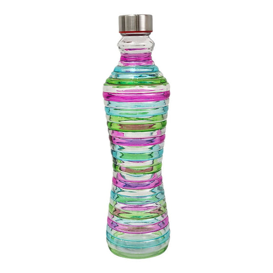 Botella de Vidrio Homestar 12" Con Tapa - Surtido