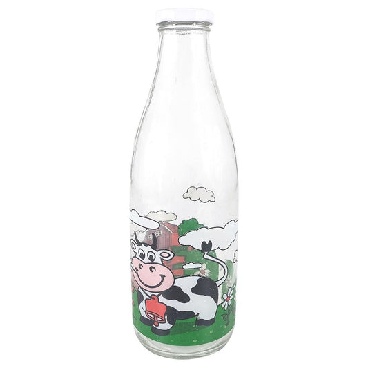 Botella Home Elegance de Vidrio Estampado 1 L - Surtido