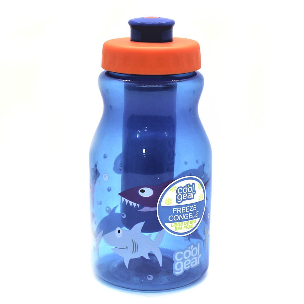 Botella Infantil Tiburón Cool Gear de Plástico 12 oz