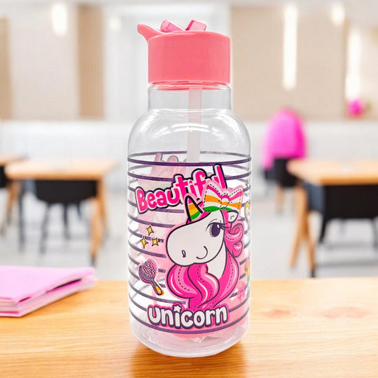 Botella Plástica 460 CC Beautiful Unicorn - Herevin - Titan.com.pa - 8699038087996