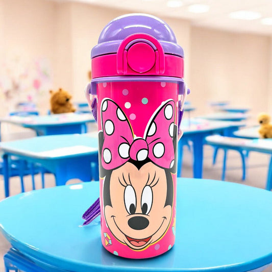 Botella Plástica 500 ML Minnie C/Carrizo - Minnie Mouse - Titan.com.pa - 7450122086018