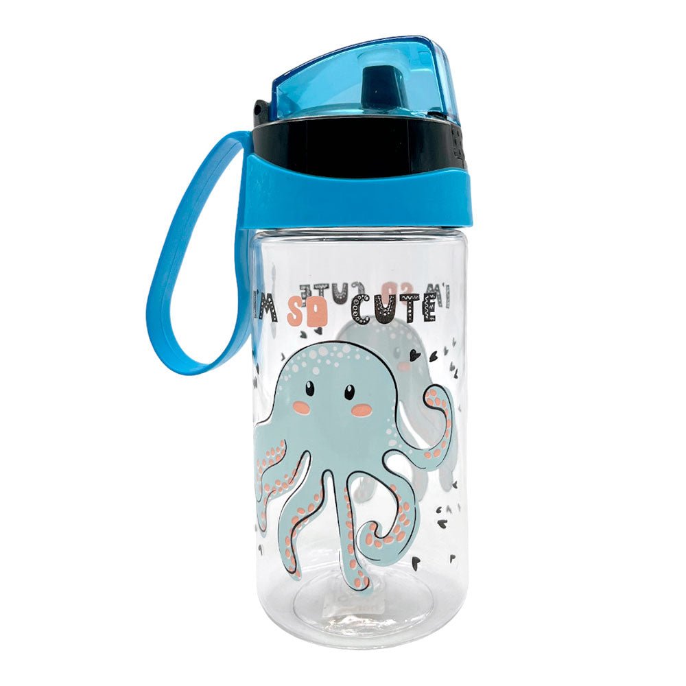 Botella Plástica 520 CC Infantil I´m So Cute/Pulpo - Herevin - Titan.com.pa - 8699038101104