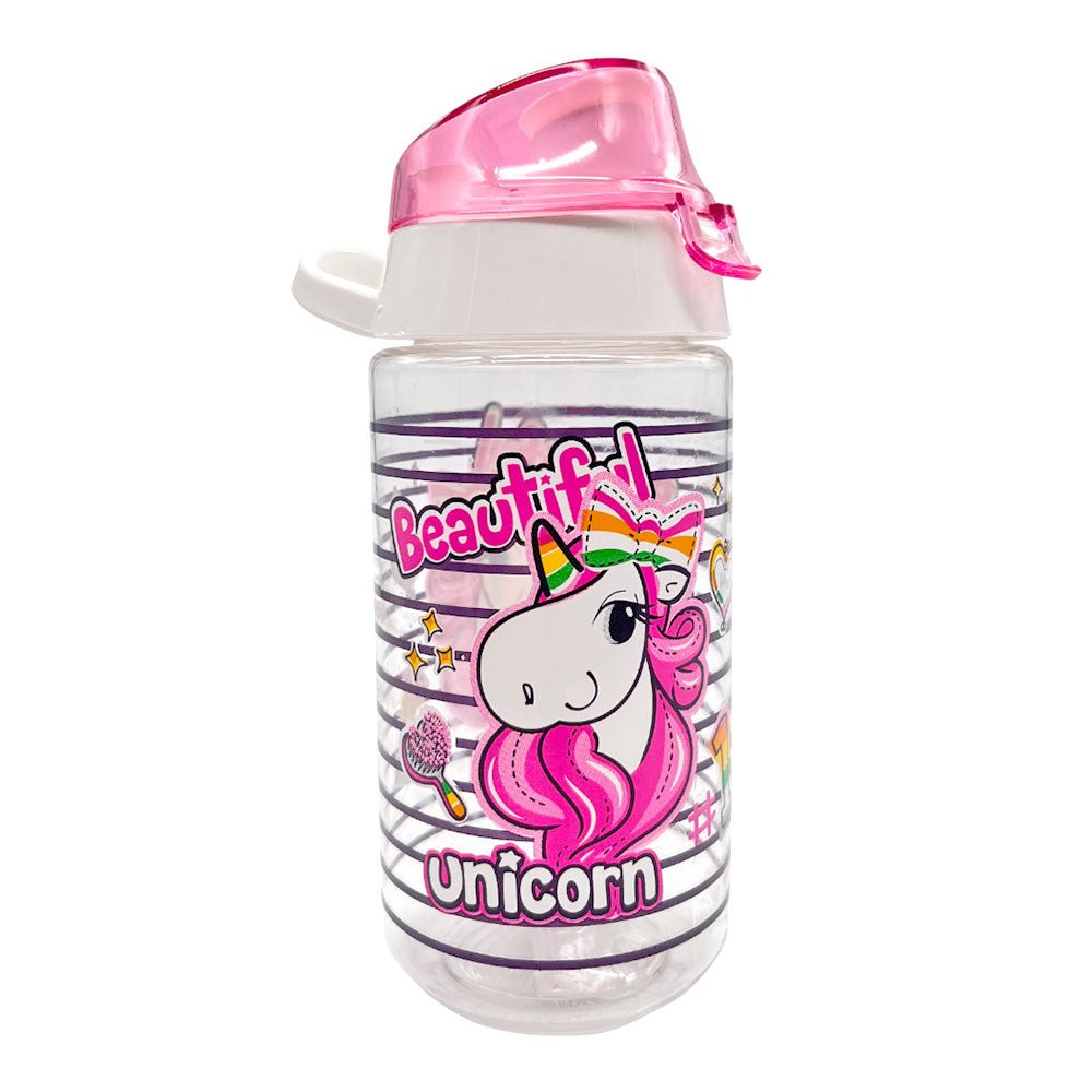 Botella Plástica Infantil Unicornio 460 CC - Herevin - Titan.com.pa - 8699038088085
