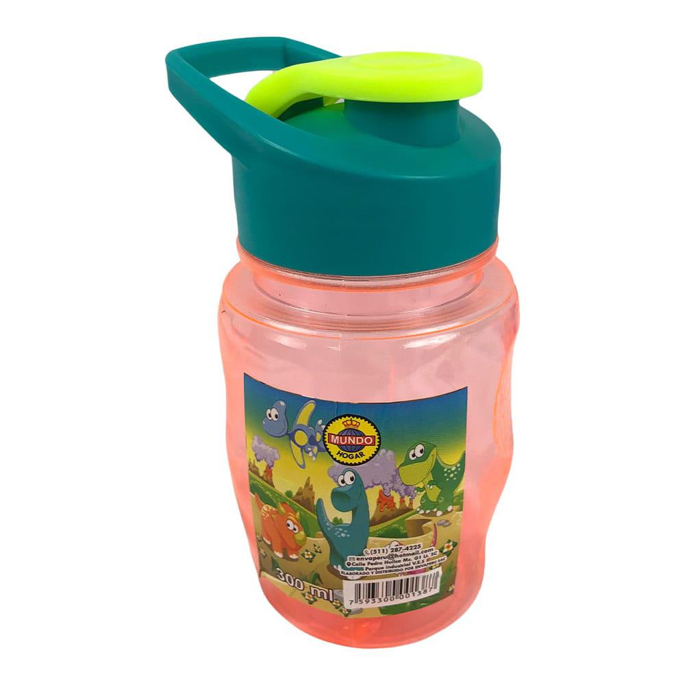 Botella Plástica Mundo Hogar 300 ml - Surtido