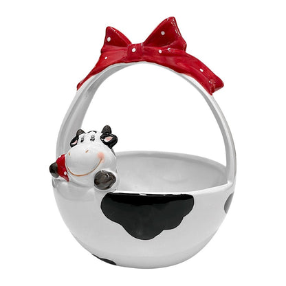 Bowl De Cerámica Diseño De Vaca - 26 California - Titan.com.pa - 073297789835