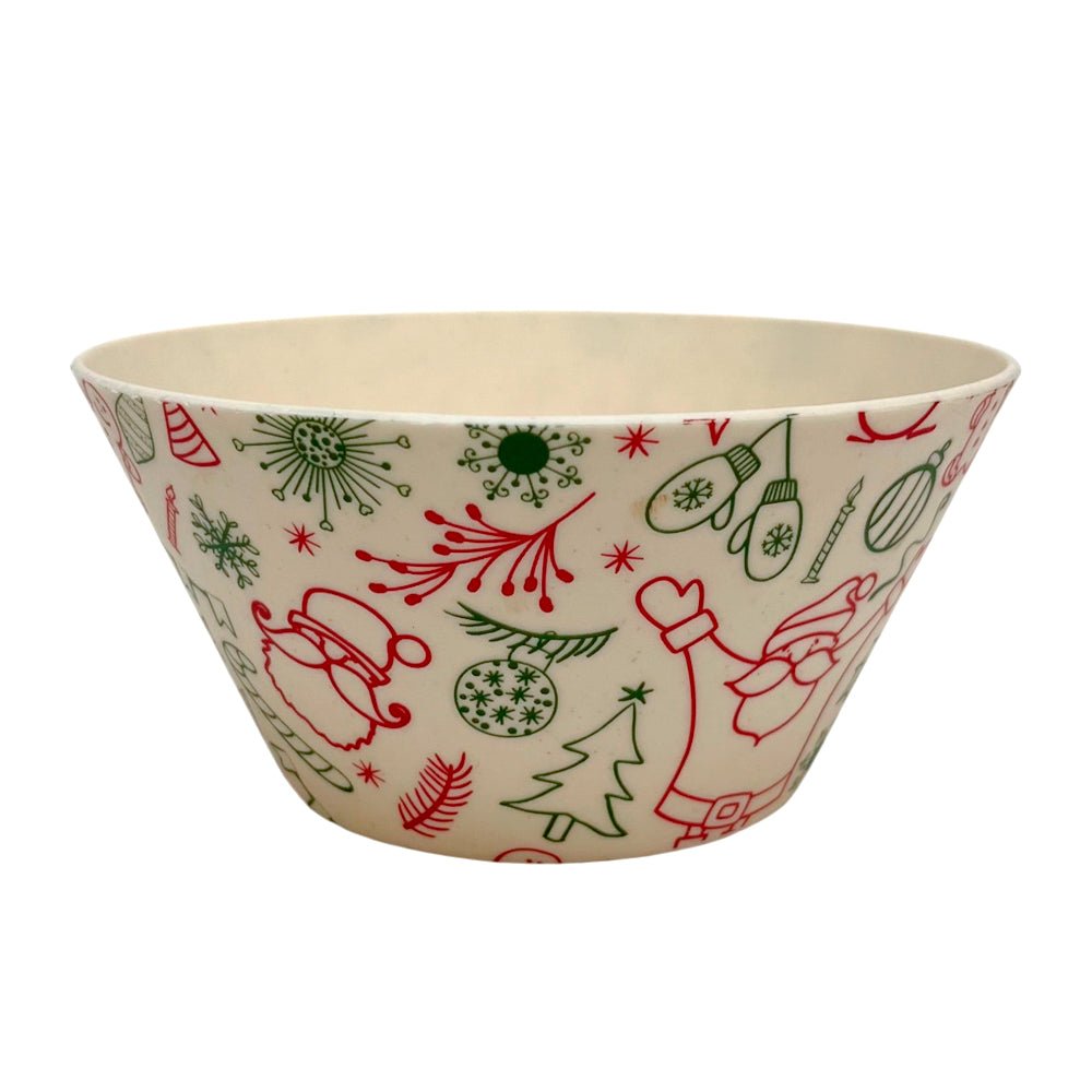 Bowl De Melamina 7.5 X 14 X 9 CM Surtido - Christmas Elegance