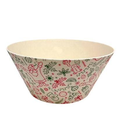 Bowl De Melamina Multiuso 12.5 X 24 X 14.5 CM Surtido - Christmas Elegance
