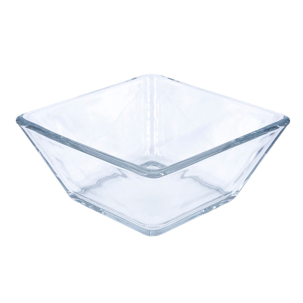 Bowl De Vidrio Crisa Cuadrado 14 cm